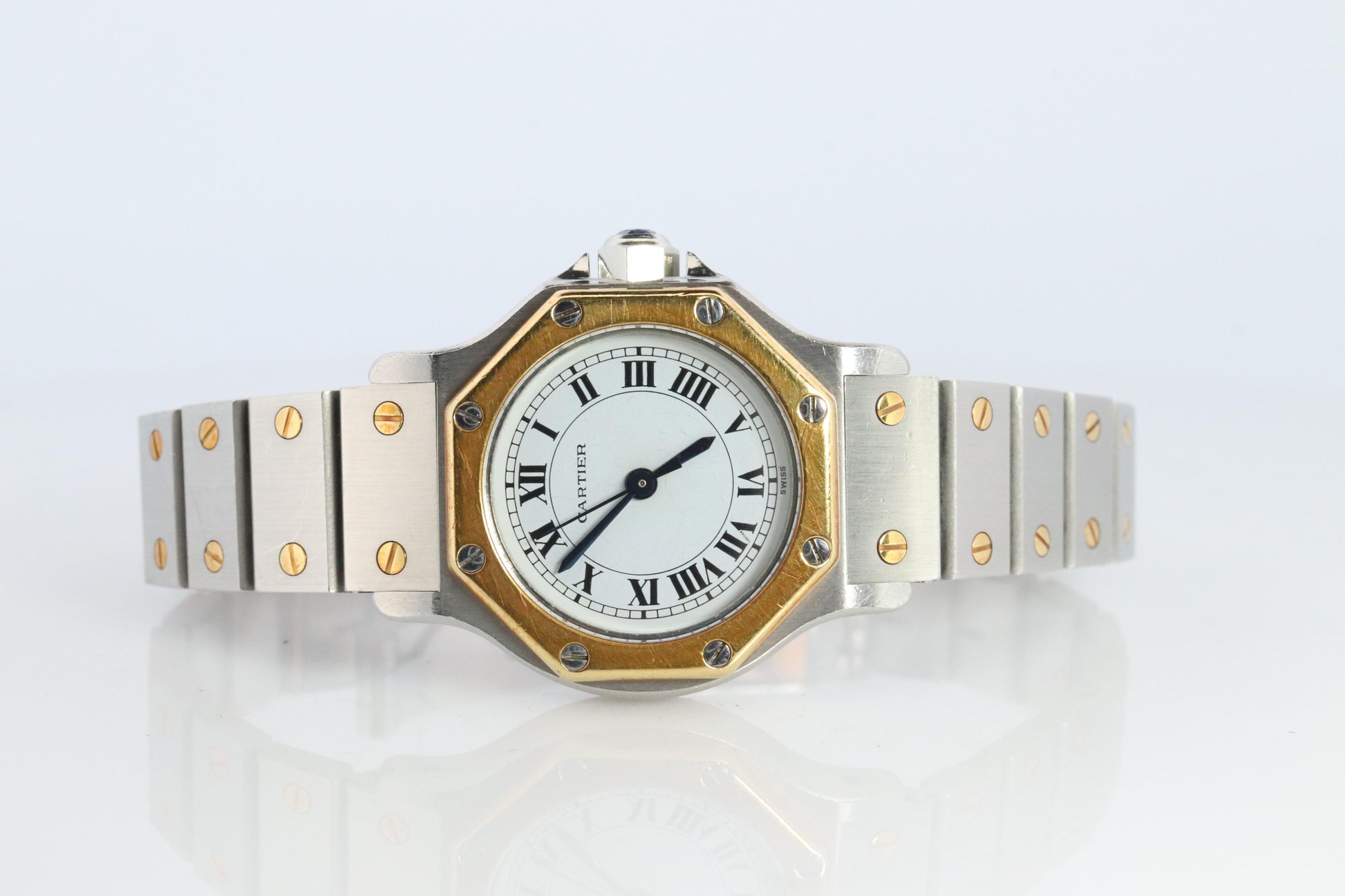 Vintage Cartier Santos 0907 Automatic 25mm Watch Santos de Cartier Octo SM