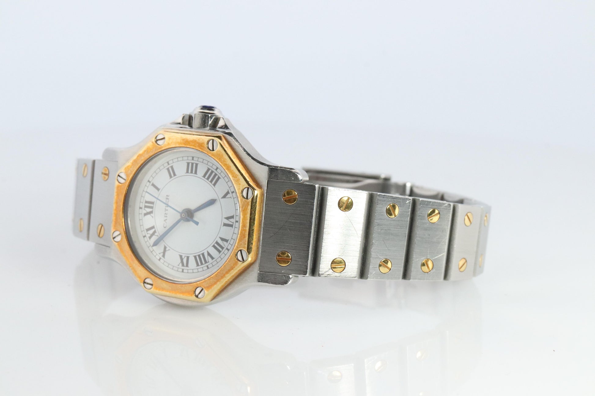 Vintage Cartier Santos 0907 Automatic 25mm Watch Santos de Cartier Octo SM