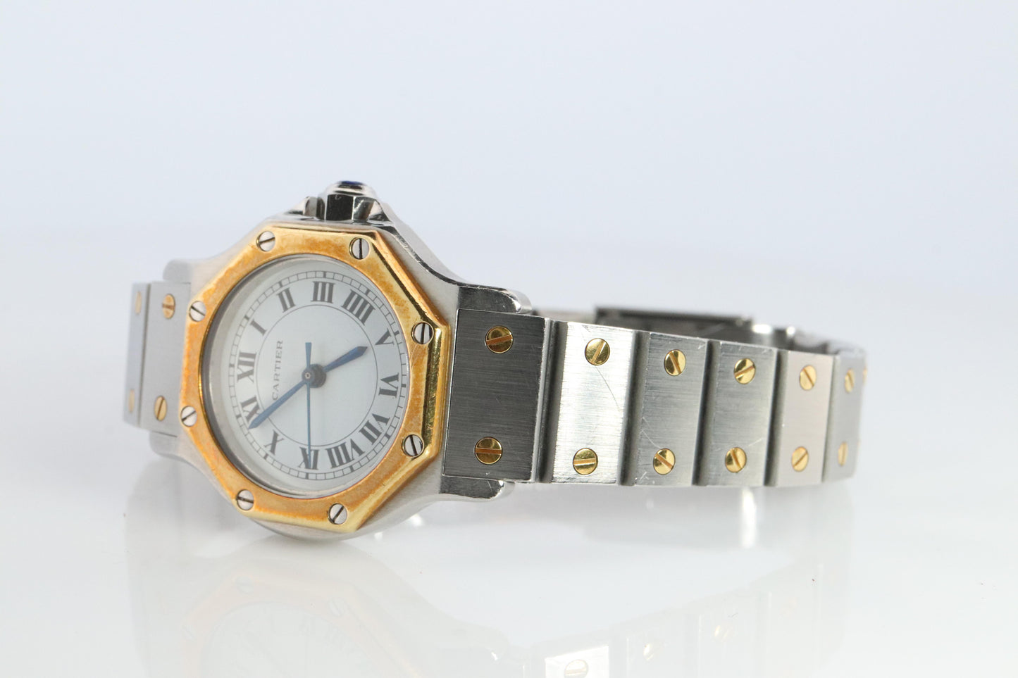 Vintage Cartier Santos 0907 Automatic 25mm Watch Santos de Cartier Octo SM
