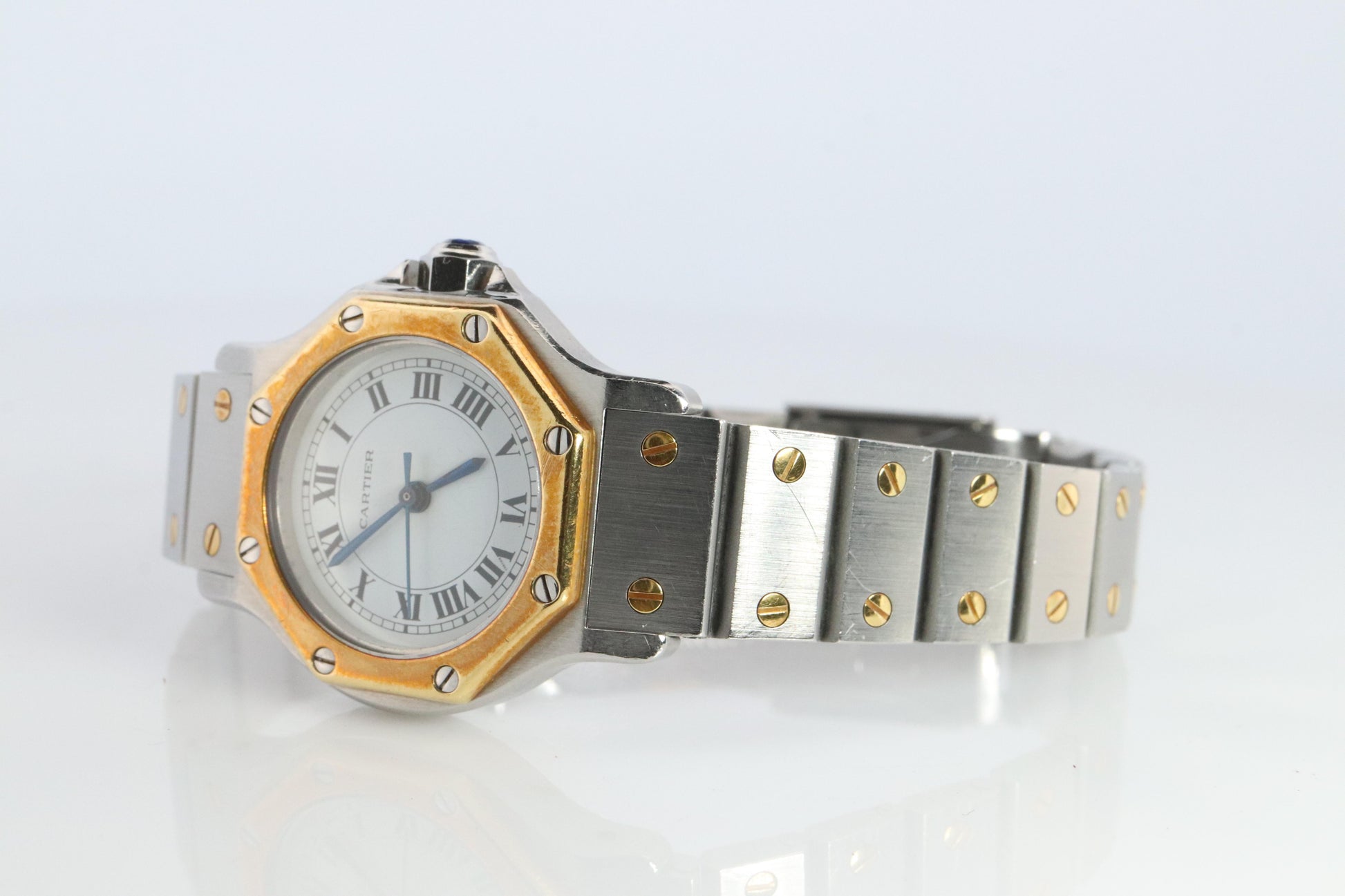 Vintage Cartier Santos 0907 Automatic 25mm Watch Santos de Cartier Octo SM