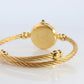 Vintage GUCCI Quartz 2700.2.L  Watch. Gucci Ladies Bangle Gold Tone Wristwatch