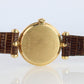 Van Cleef and Arpels 18932 B2 watch. 18k Gold VCA Classique Diamond Bezel.