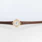Van Cleef and Arpels 18932 B2 watch. 18k Gold VCA Classique Diamond Bezel.