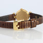 Van Cleef and Arpels 18932 B2 watch. 18k Gold VCA Classique Diamond Bezel.