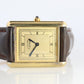 Vintage Must de Cartier 681006 Tank Watch. 925 Vermeil ARGENT Quartz Tank.