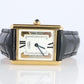 Vintage Must de Cartier 590005 Tank Watch. 925 Vermeil ARGENT Quartz Tank.