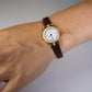 Van Cleef and Arpels 18932 B2 watch. 18k Gold VCA Classique Diamond Bezel.