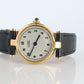 Genuine Cartier Watch. Must de Cartier Vendome 590004 Round Argent Arabic Face