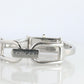 Vintage GUCCI 1500L Quartz Wrist Watch. Gucci Silver tone Bangle Watch