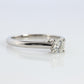 Cartier Platinum Diamond Solitaire ring.  PT950 Cartier 1895 Engagement Ring.