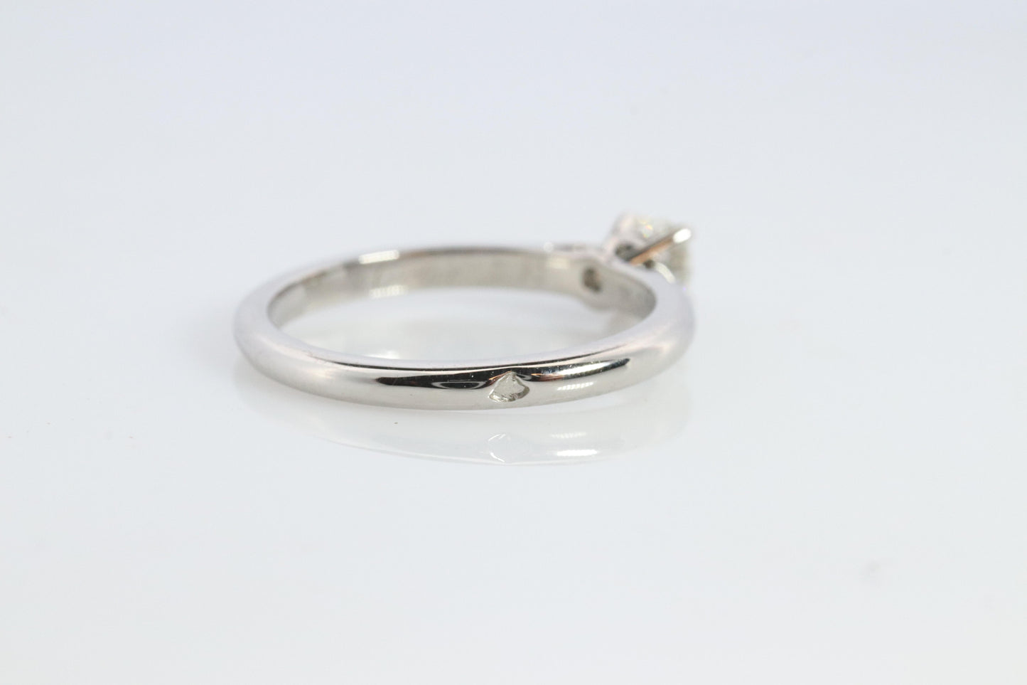 Cartier Platinum Diamond Solitaire ring.  PT950 Cartier 1895 Engagement Ring.