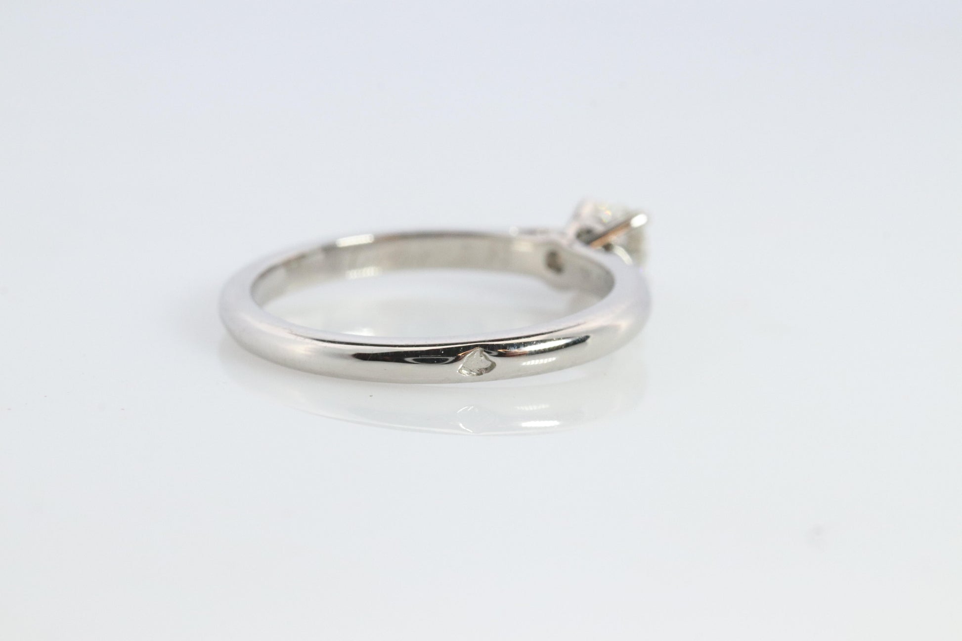 Cartier Platinum Diamond Solitaire ring.  PT950 Cartier 1895 Engagement Ring.