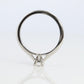 Cartier Platinum Diamond Solitaire ring.  PT950 Cartier 1895 Engagement Ring.