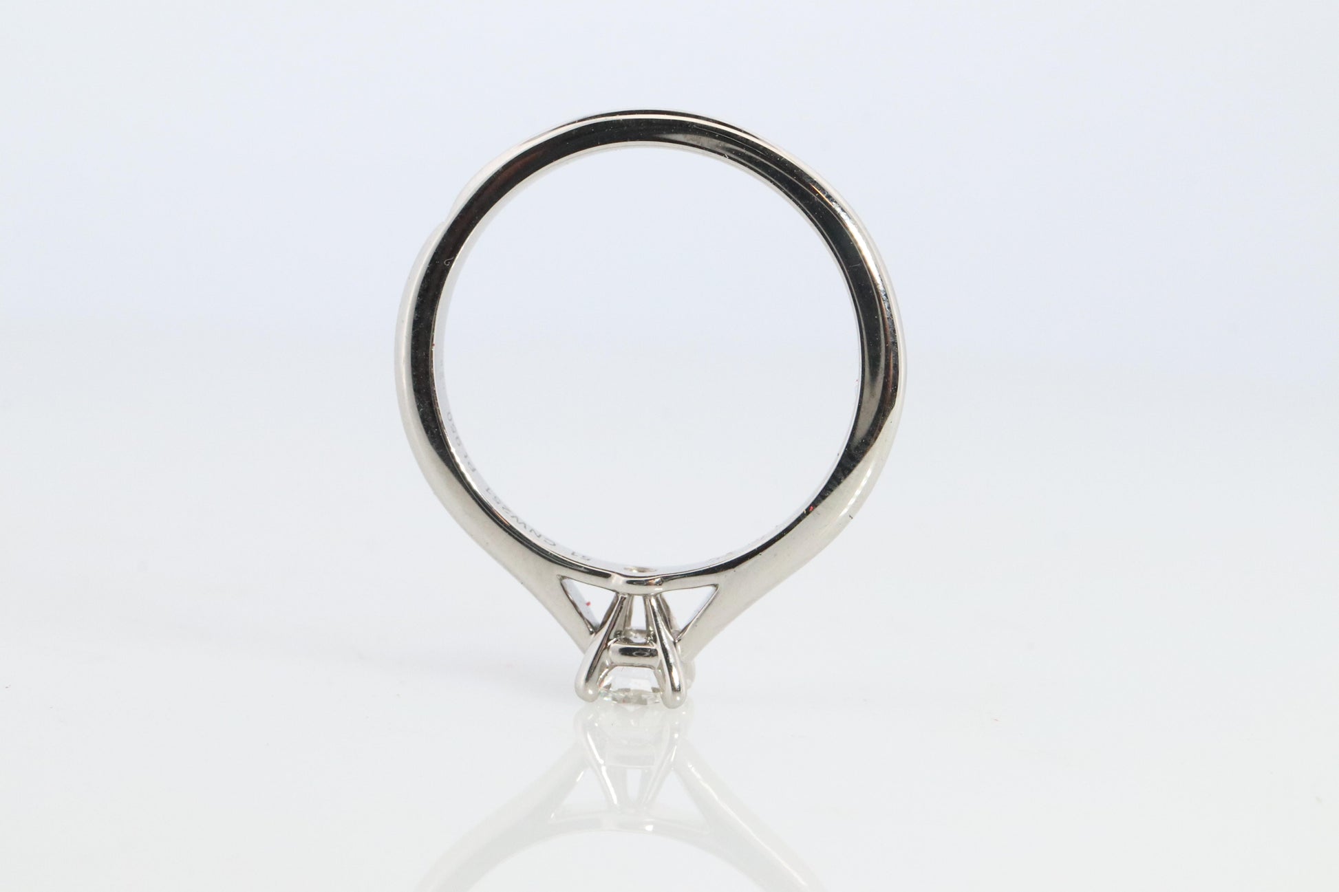 Cartier Platinum Diamond Solitaire ring.  PT950 Cartier 1895 Engagement Ring.