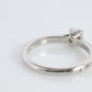 Cartier Platinum Diamond Solitaire ring.  PT950 Cartier 1895 Engagement Ring.