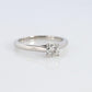 Cartier Platinum Diamond Solitaire ring.  PT950 Cartier 1895 Engagement Ring.