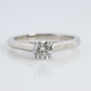Cartier Platinum Diamond Solitaire ring.  PT950 Cartier 1895 Engagement Ring.