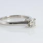 Cartier Platinum Diamond Solitaire ring.  PT950 Cartier 1895 Engagement Ring.