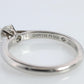 Cartier Platinum Diamond Solitaire ring.  PT950 Cartier 1895 Engagement Ring.