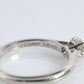 Cartier Platinum Diamond Solitaire ring.  PT950 Cartier 1895 Engagement Ring.