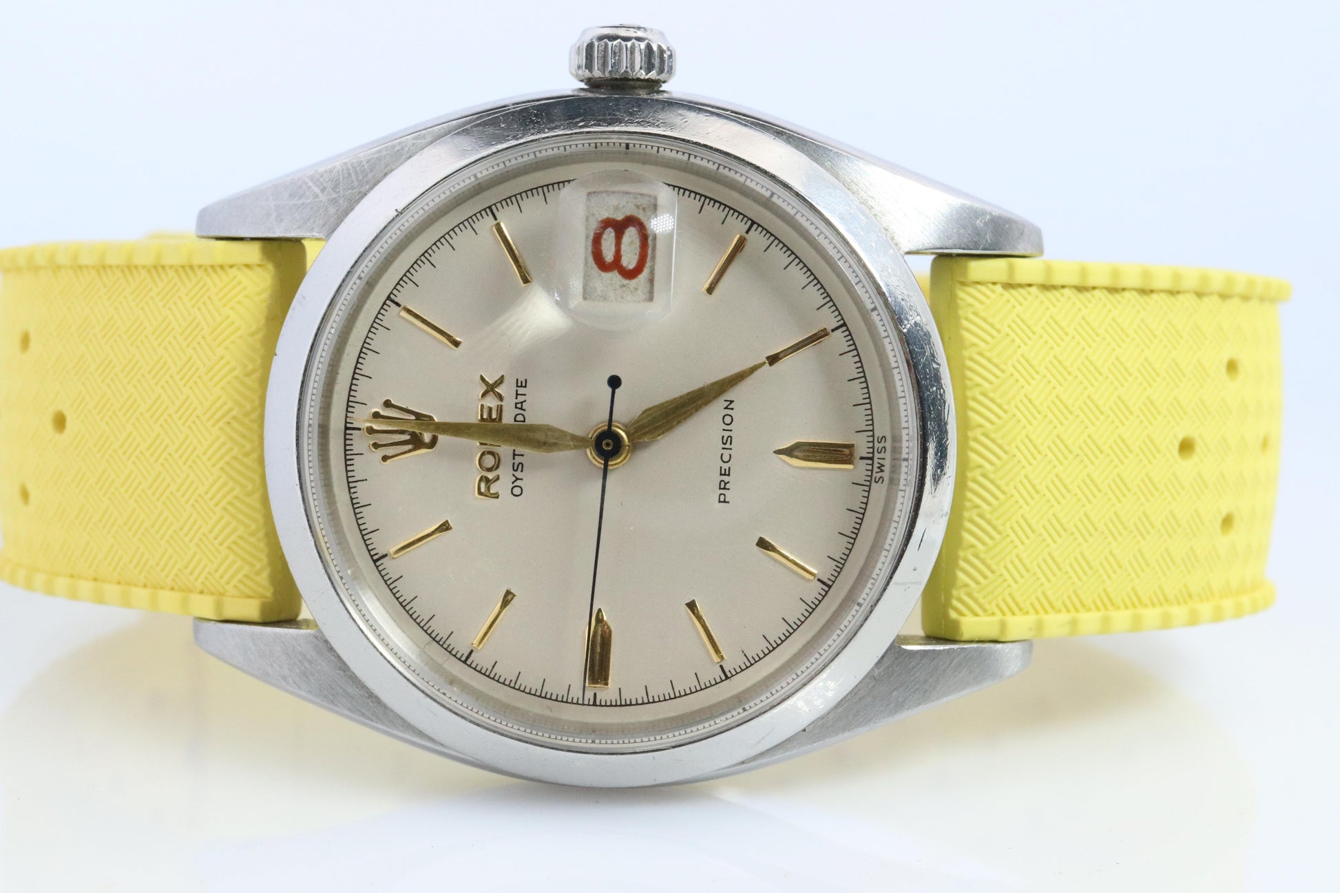 Genuine Rolex 6494 Watch. Mens ROLEX OysterDate Precision. 1950s