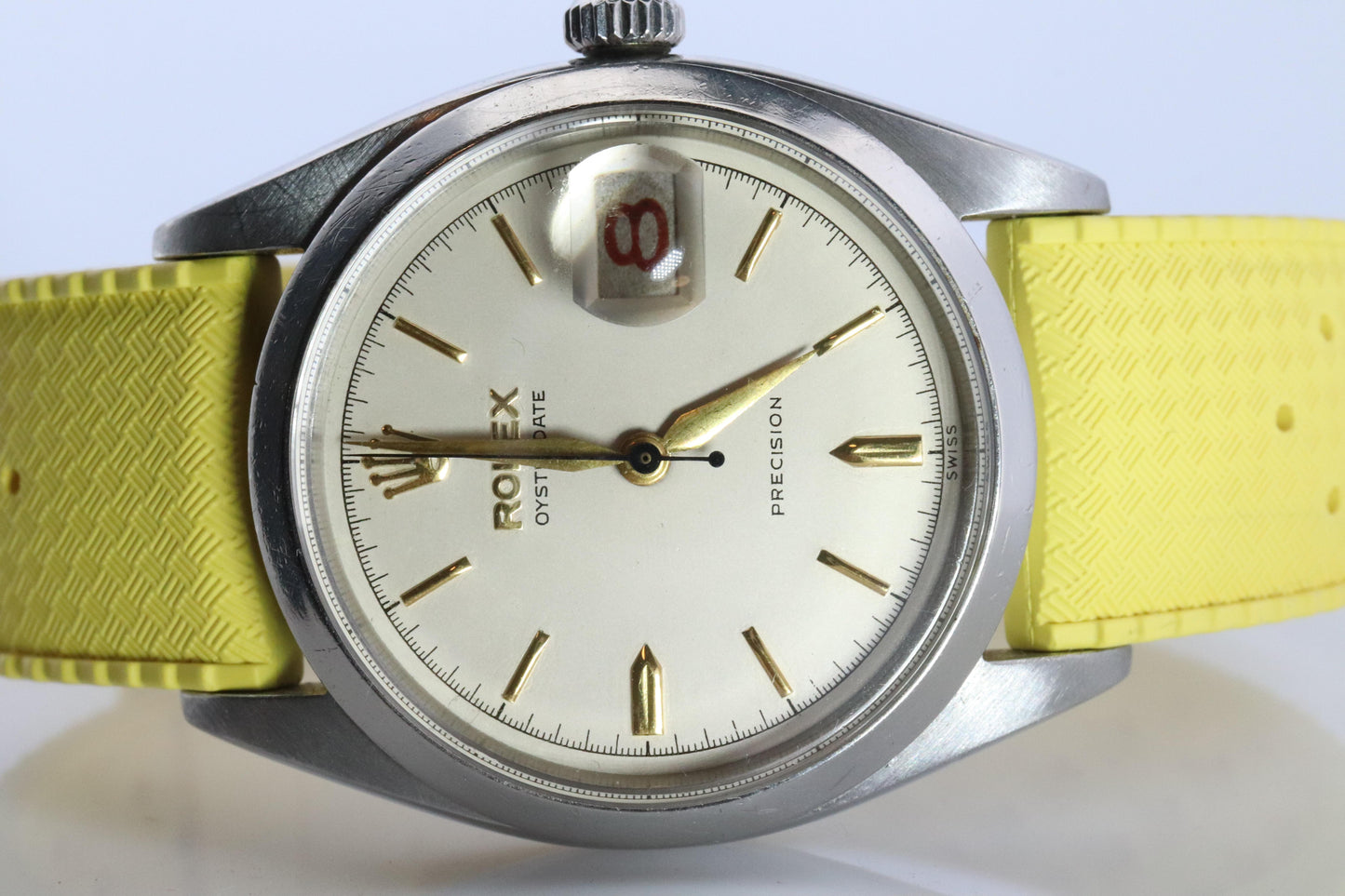 Genuine Rolex 6494 Watch. Mens ROLEX OysterDate Precision. 1950s