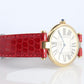 Cartier 590003 Watch. Must de Cartier White Dial Vendome Round Argent 30mm