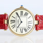 Cartier 590003 Watch. Must de Cartier White Dial Vendome Round Argent 30mm