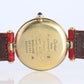 Cartier 590003 Watch. Must de Cartier White Dial Vendome Round Argent 30mm