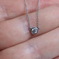Vintage Tiffany Co Platinum Necklace Elsa Peretti Diamond by the Yard 0.25ct 1P