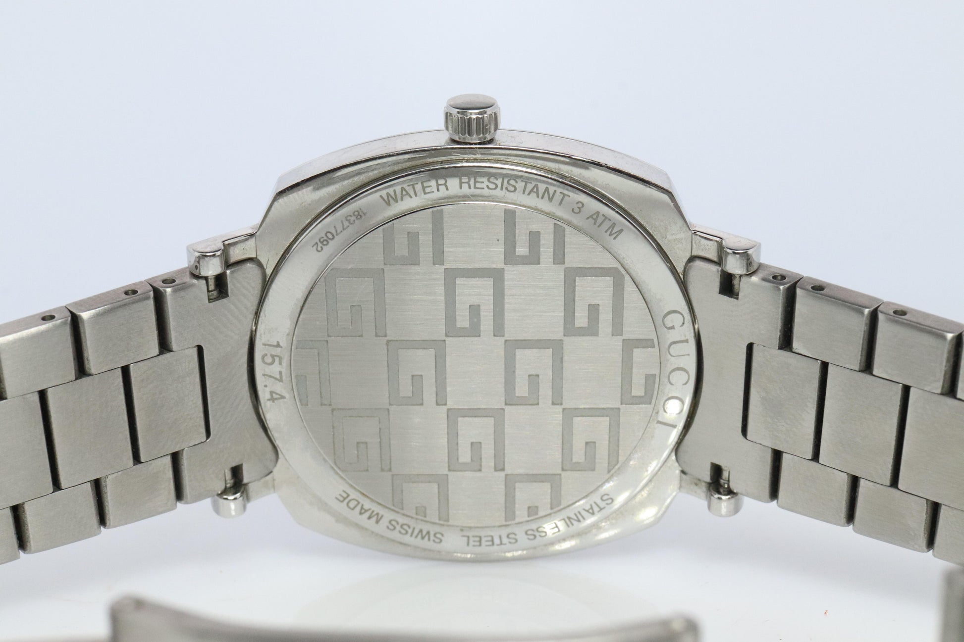 GUCCI Grip YA157401 Watch. Silver Tone Gucci 157.4 WristWatch