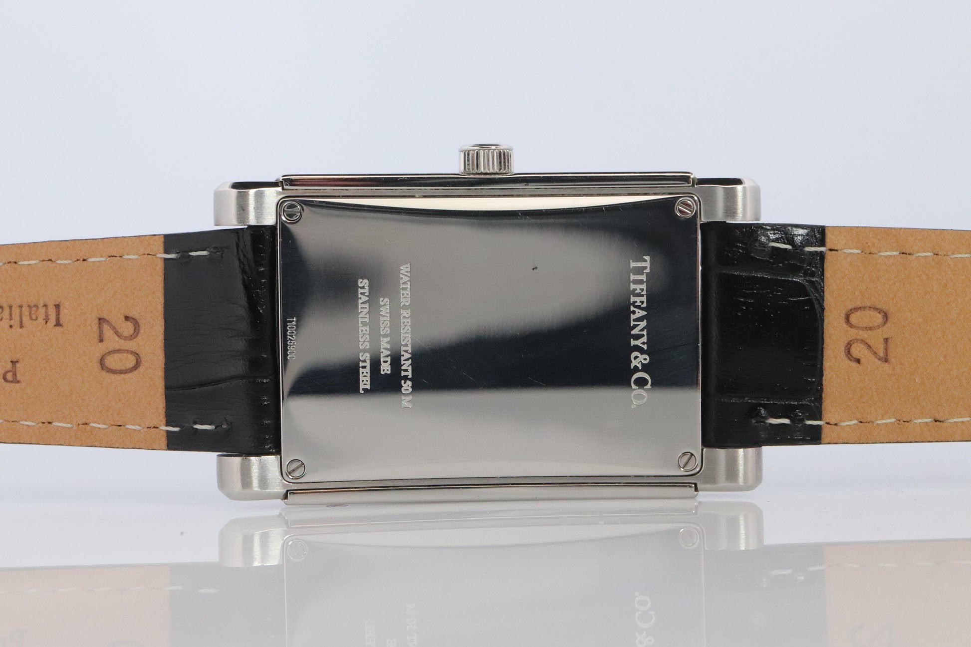 Tiffany and Co Watch. Automatic Tiffany Grand Resonator Mens Tank Watch.
