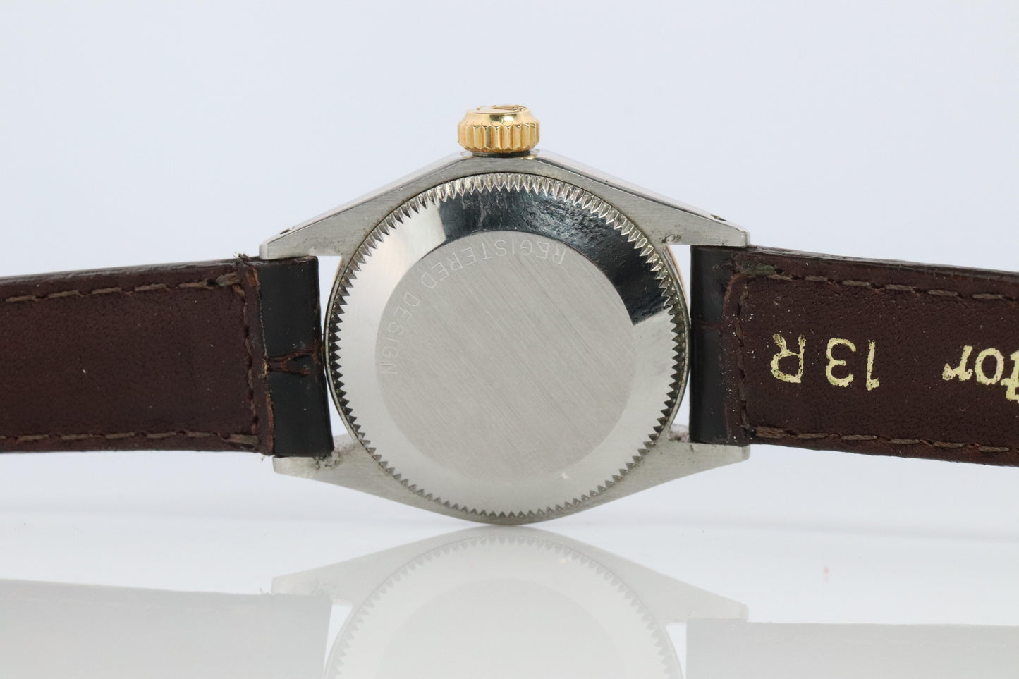 Genuine Rolex 6516 Watch. 18k and SS ROLEX Oyster Perpetual Date Automatic