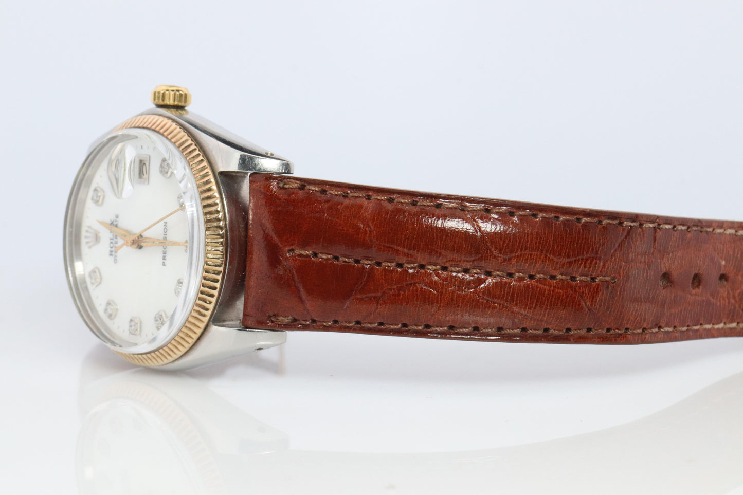 Genuine Rolex 6694 Watch. Mens ROLEX OysterDate Precision. 1964 MOP Dial.