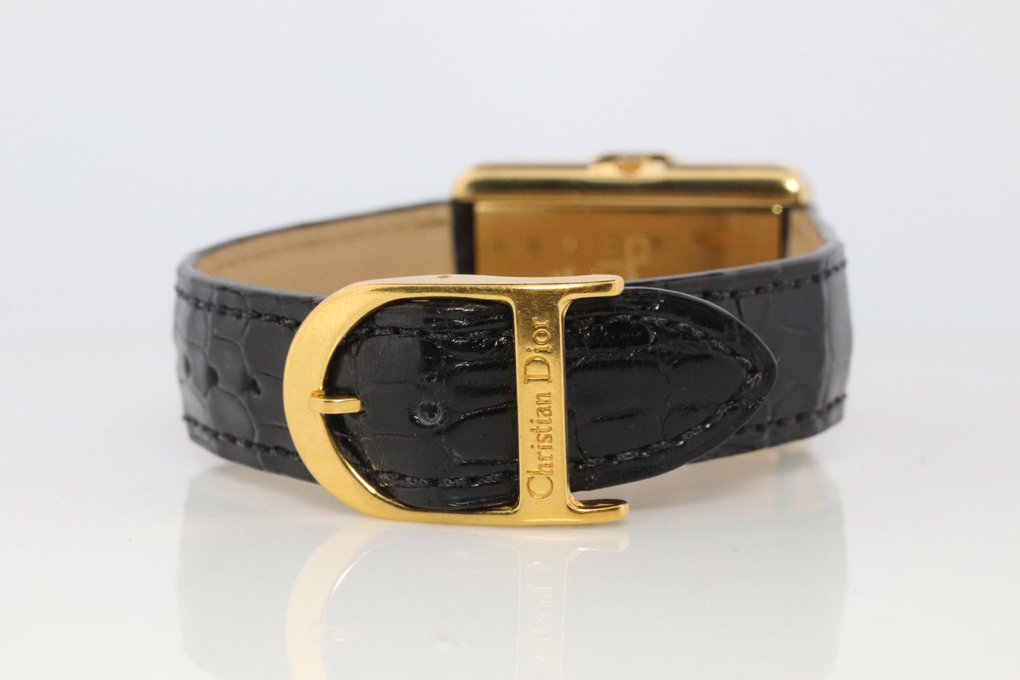 Genuine Dior 3031 Watch. Christian Dior Clamshell Engraved Secret Watch.