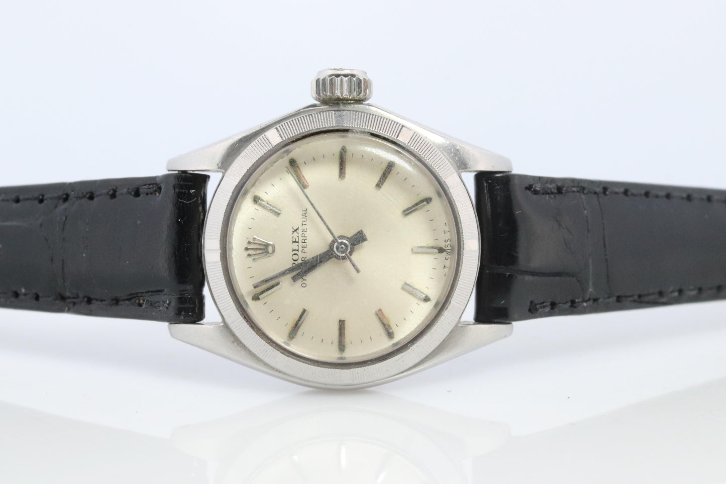 Genuine Rolex Oyster Perpetual Watch. Ladies ROLEX 6623 Automatic Wristwatch.