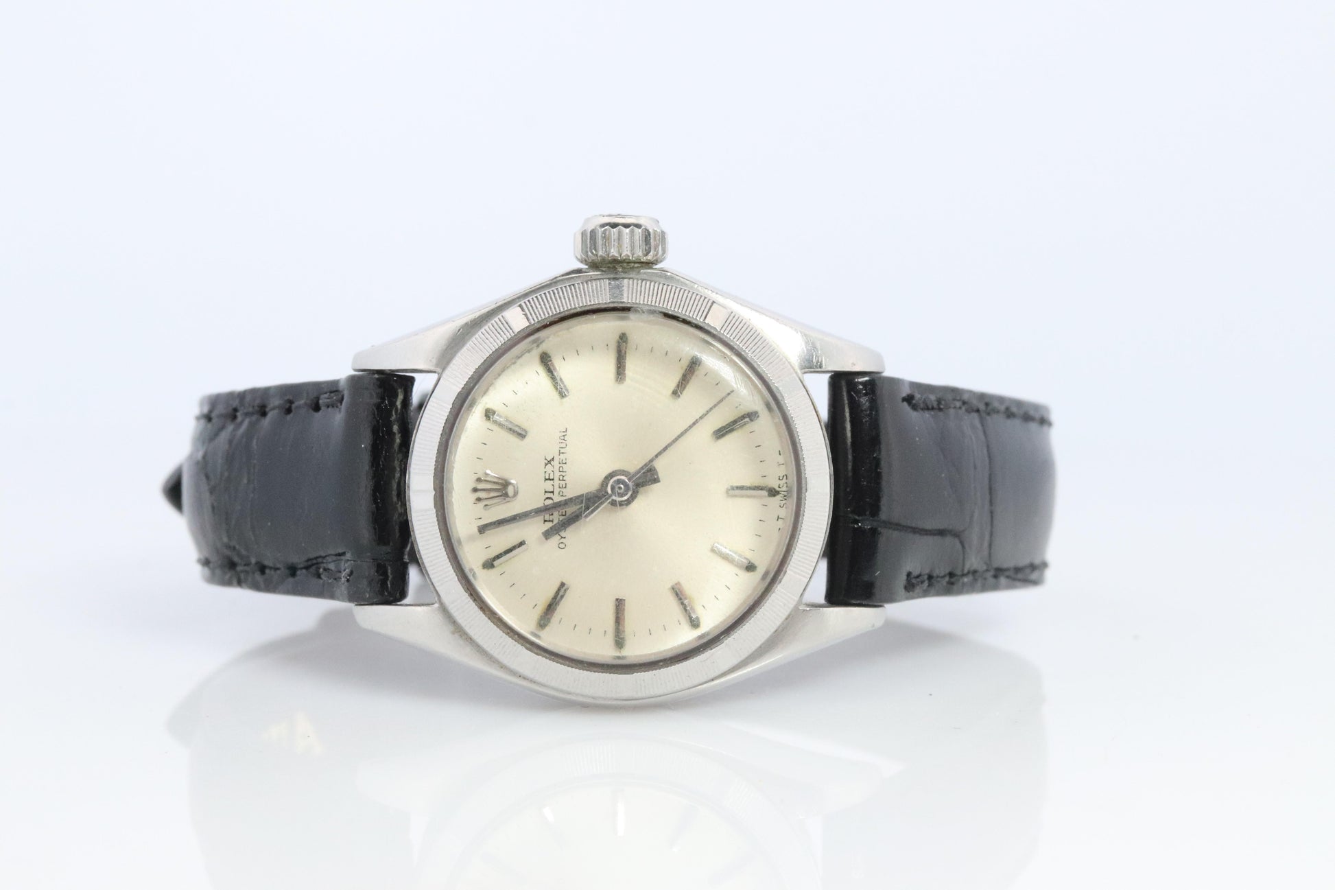 Genuine Rolex Oyster Perpetual Watch. Ladies ROLEX 6623 Automatic Wristwatch.