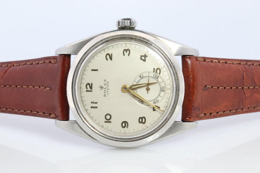 ROLEX Watch. Rolex ref. 6426 Rare Subseconds Dial 1960s Mens Rolex watch.