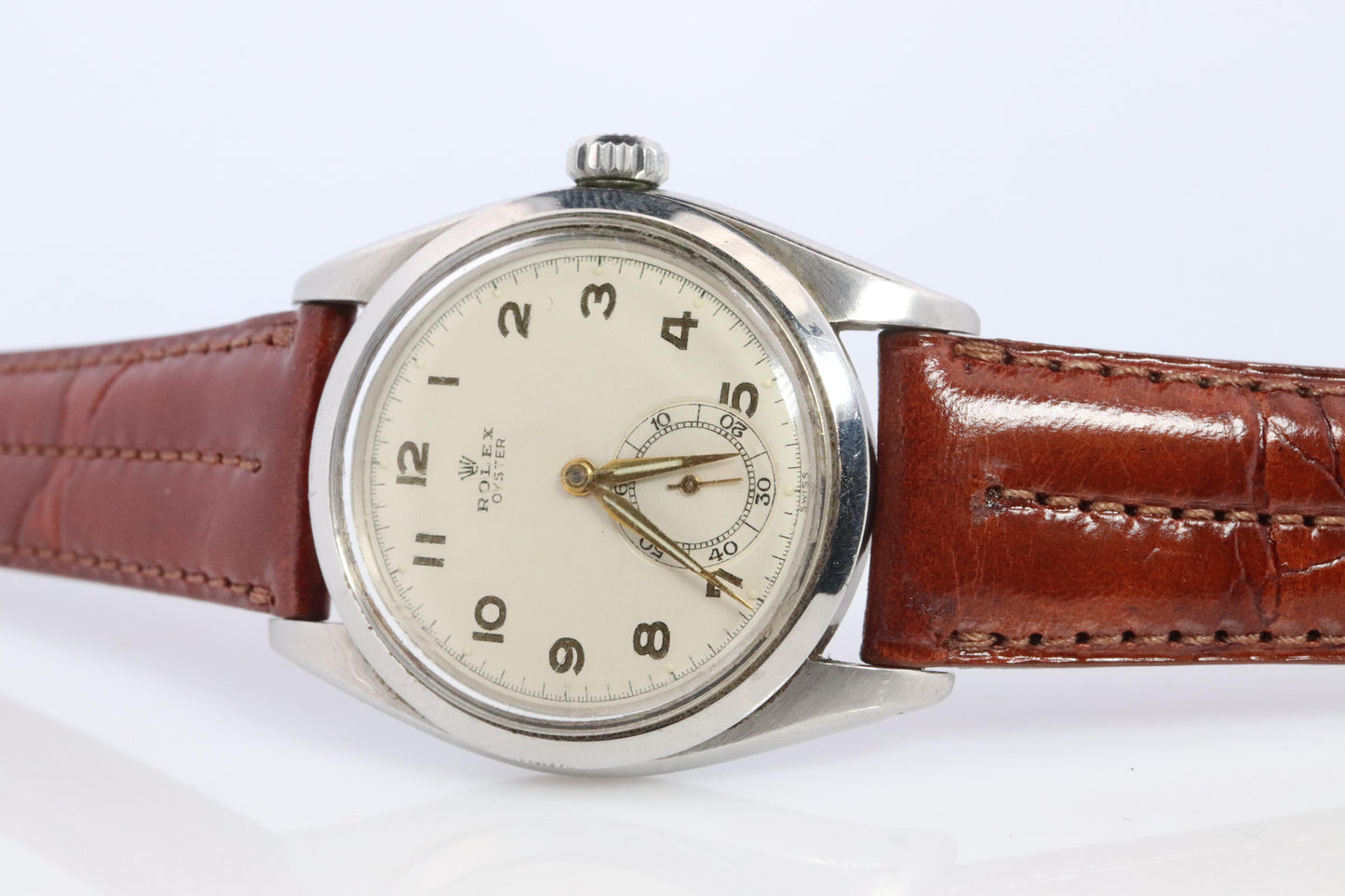 ROLEX Watch. Rolex ref. 6426 Rare Subseconds Dial 1960s Mens Rolex watch.