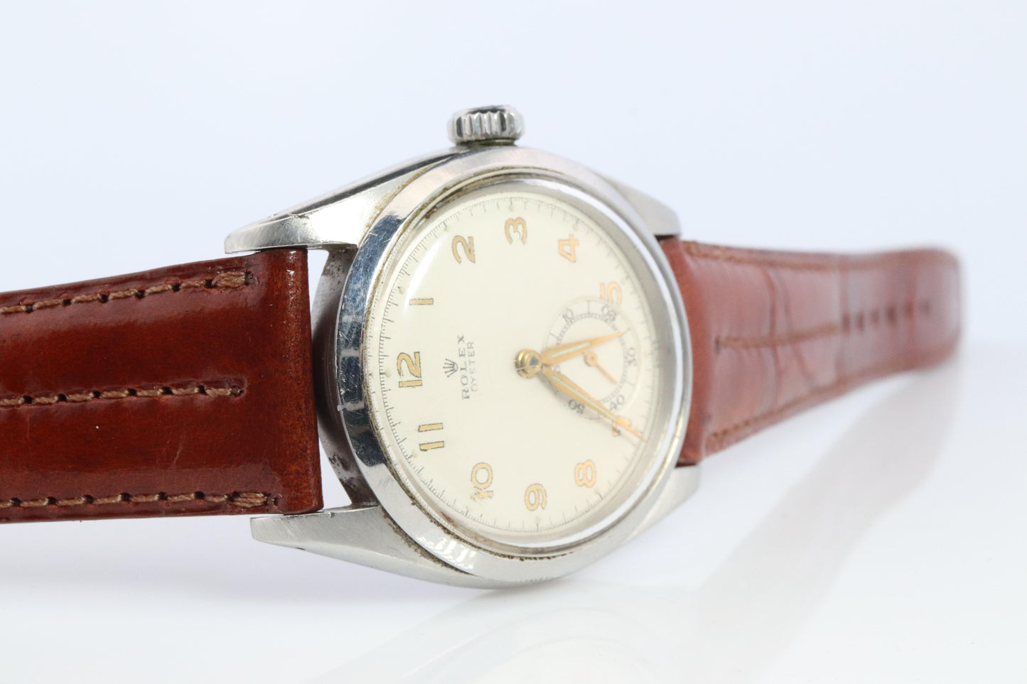 ROLEX Watch. Rolex ref. 6426 Rare Subseconds Dial 1960s Mens Rolex watch.