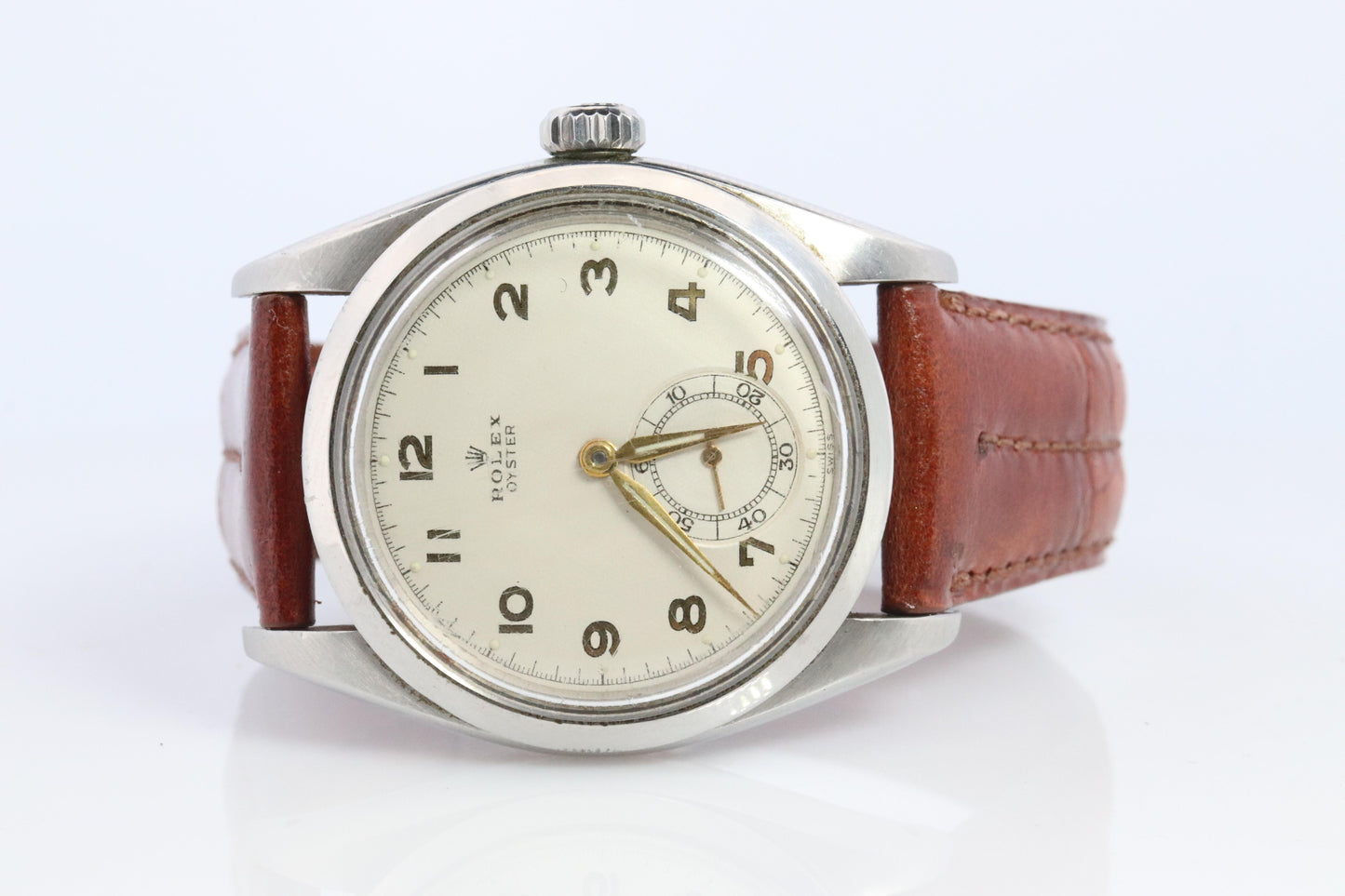 ROLEX Watch. Rolex ref. 6426 Rare Subseconds Dial 1960s Mens Rolex watch.