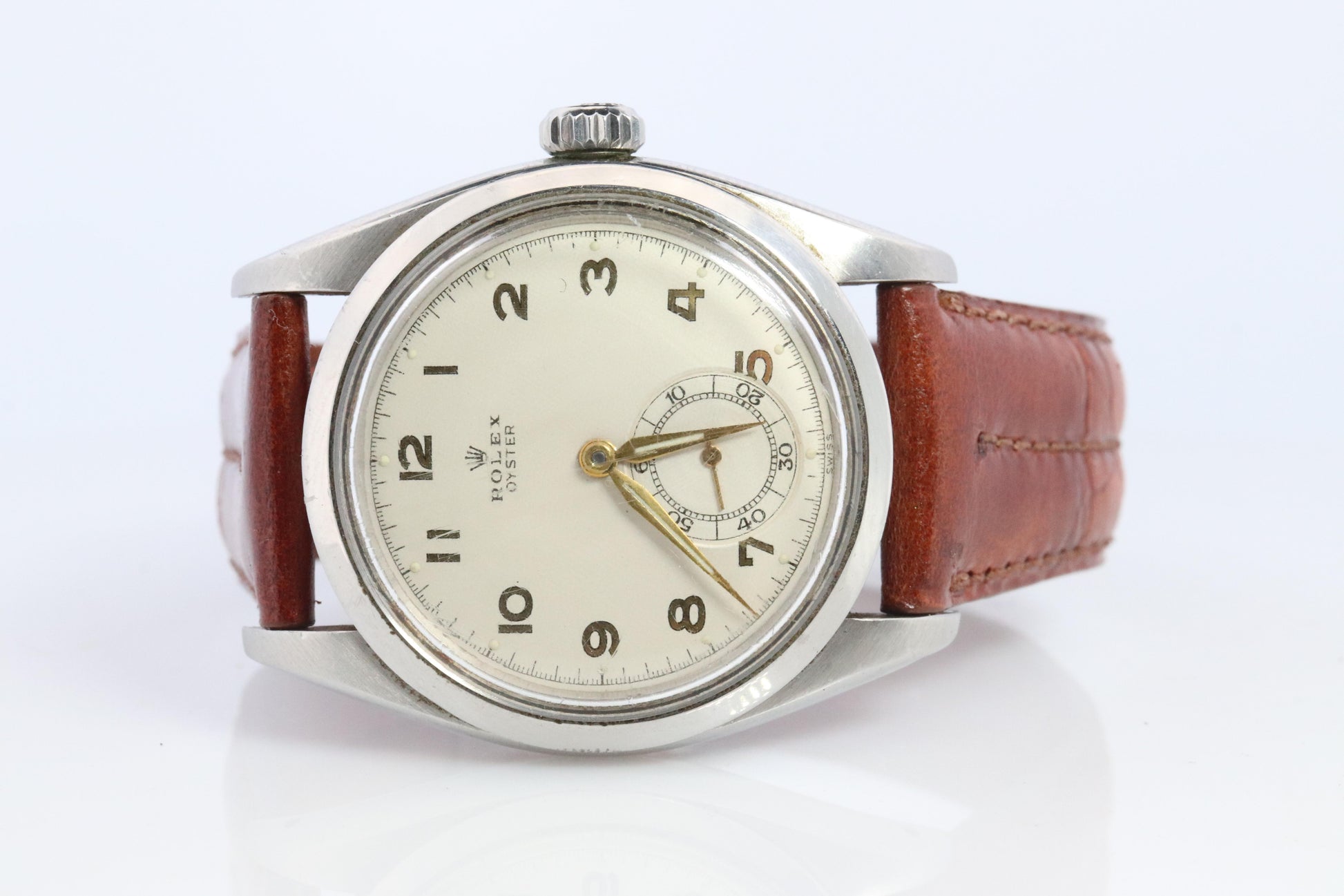 ROLEX Watch. Rolex ref. 6426 Rare Subseconds Dial 1960s Mens Rolex watch.