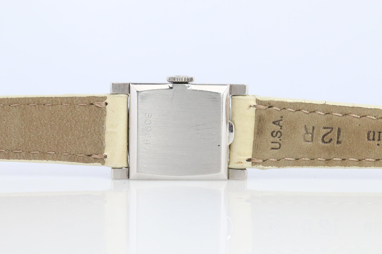 Genuine 18k Rolex 9356 Precision . 18k Gold Ladies Diamond Rolex Manual Watch
