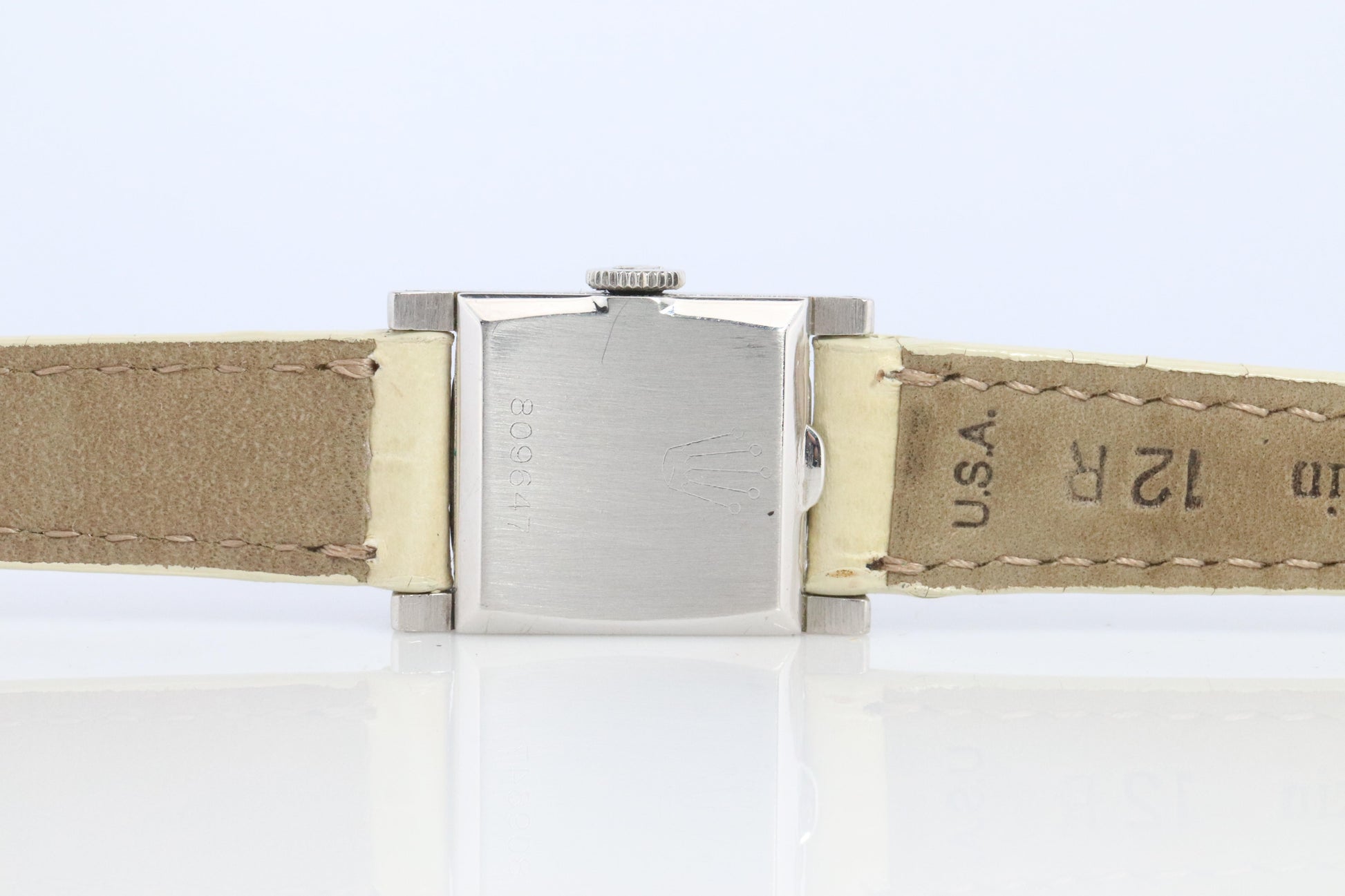 Genuine 18k Rolex 9356 Precision . 18k Gold Ladies Diamond Rolex Manual Watch