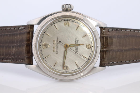 ROLEX Watch. Rolex ref. 6085 1950s Automatic Stainless Steel Mens Rolex watch.