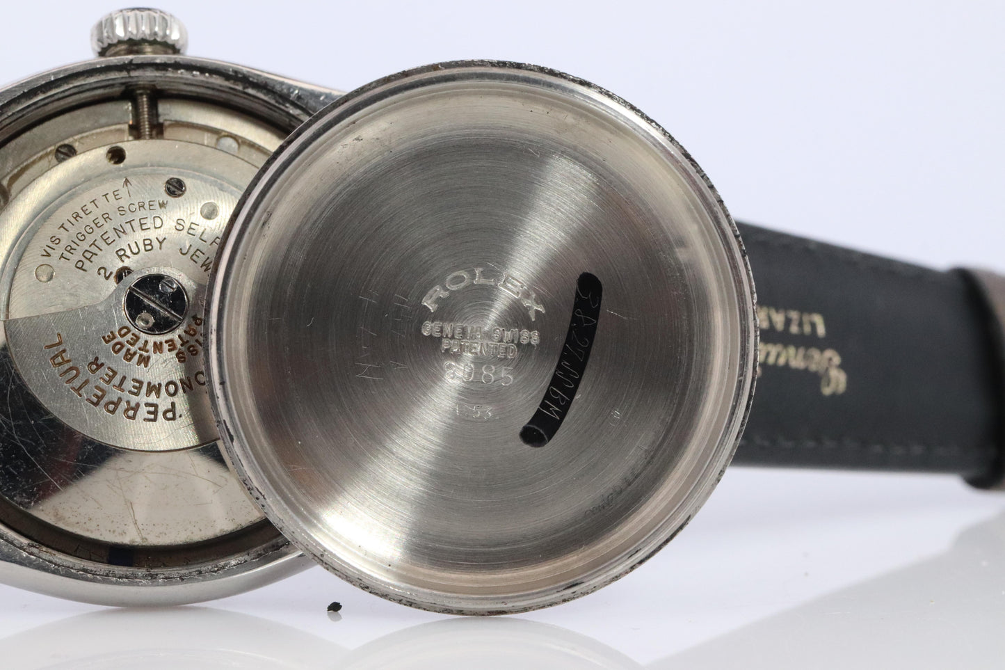 ROLEX Watch. Rolex ref. 6085 1950s Automatic Stainless Steel Mens Rolex watch.