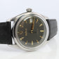 ROLEX Watch. Rolex ref. 6294 Rare Black Honeycomb Dial 1950s Mens Rolex watch.