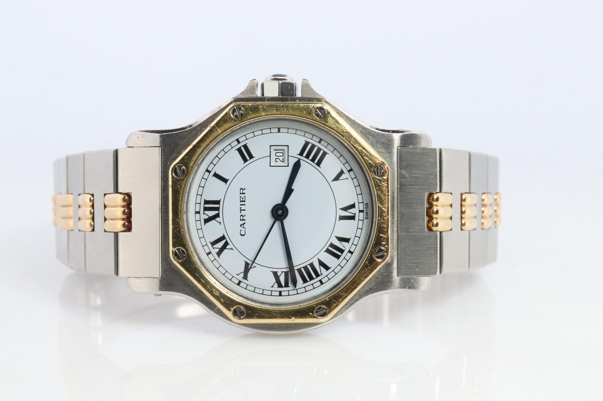 Vintage Cartier Santos 2966 Automatic 25mm Watch Santos de Cartier Octo SM
