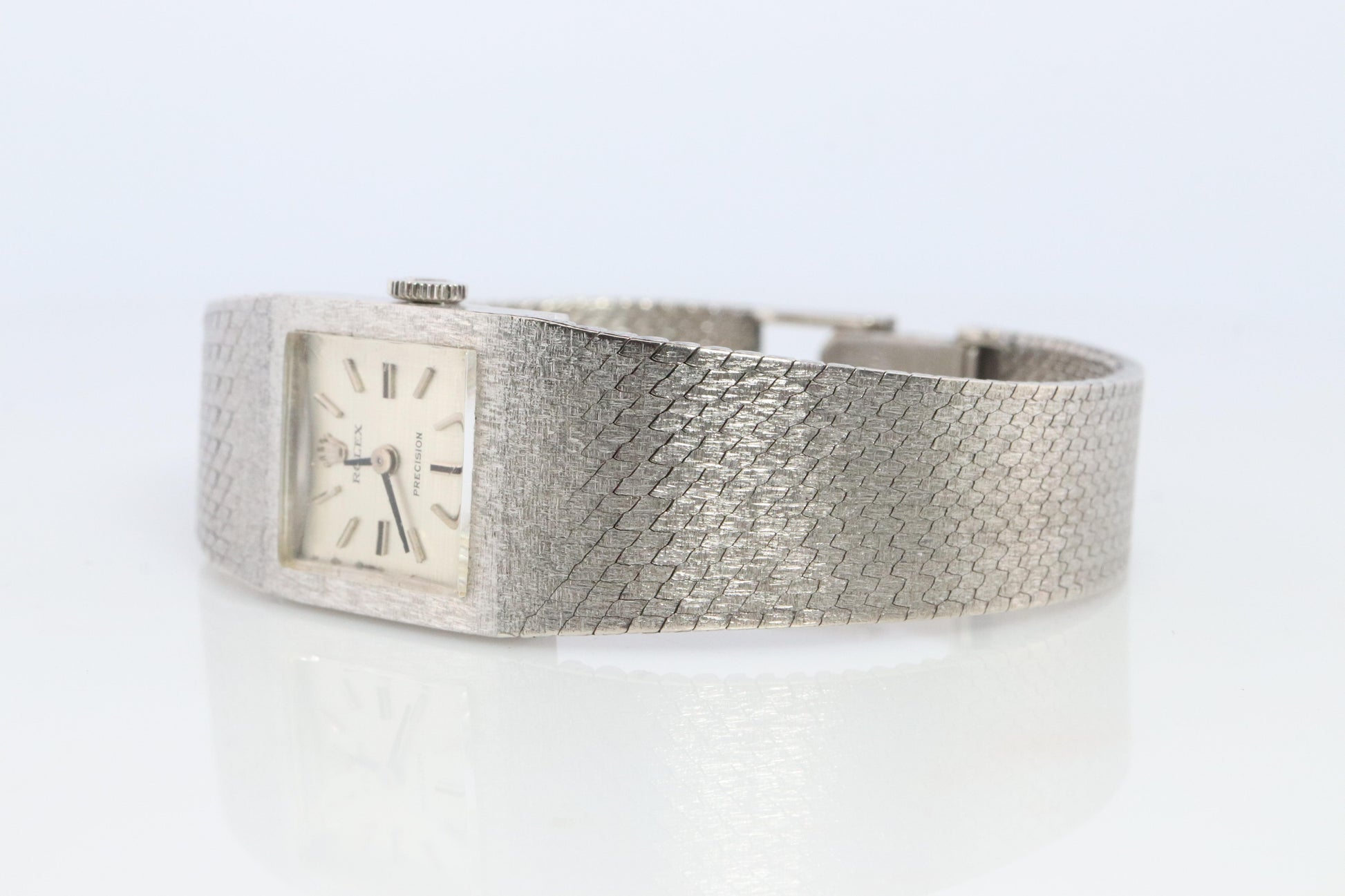 Genuine 18k Rolex Watch. ROLEX Precision 2157 Mechanical Windup. Ladies Rolex