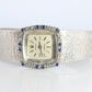 Genuine Diamond Sapphire Rolex Watch. Ladies 18k Rolex 2189 Manual Watch.